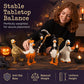 🎃 DECORAZIONI DI HALLOWEEN NOIOSE?🎃 Set di paperelle spettrali – Dipinte a mano, 5 personaggi, resistenti alle intemperie – Per mensole, scrivanie e spazi esterni! 🦇
