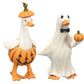 🎃 DECORAZIONI DI HALLOWEEN NOIOSE?🎃 Set di paperelle spettrali – Dipinte a mano, 5 personaggi, resistenti alle intemperie – Per mensole, scrivanie e spazi esterni! 🦇