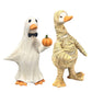 🎃 DECORAZIONI DI HALLOWEEN NOIOSE?🎃 Set di paperelle spettrali – Dipinte a mano, 5 personaggi, resistenti alle intemperie – Per mensole, scrivanie e spazi esterni! 🦇