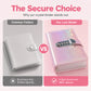 Raccoglitore per budget con lucchetto a password glitterato