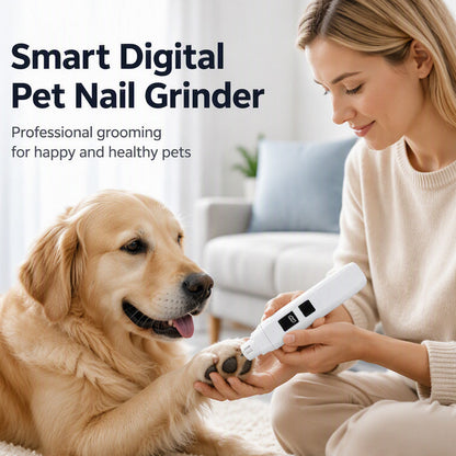 🔥Offerta imperdibile: SCONTO DEL 50%🔥 Tagliaunghie per animali domestici con LED e indicatore di carica – Silenzioso, USB-C, per cani e gatti 🐾