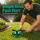 Irrigatore da giardino rotante a 360°
