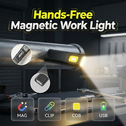 💡Lampada da lavoro magnetica a mani libere
