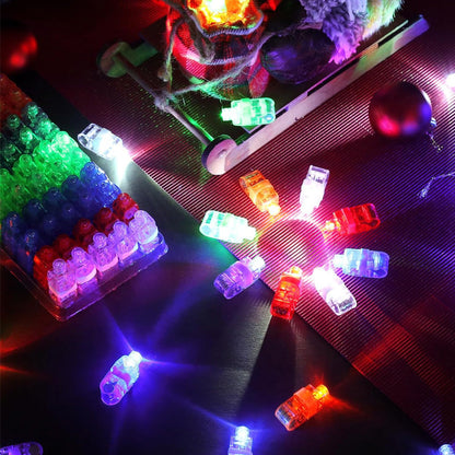 Mini luce a LED colorata da dito