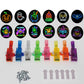 Mini luce a LED colorata da dito