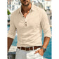 Camicia da uomo a maniche lunghe con colletto e bottoni