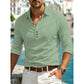 Camicia da uomo a maniche lunghe con colletto e bottoni