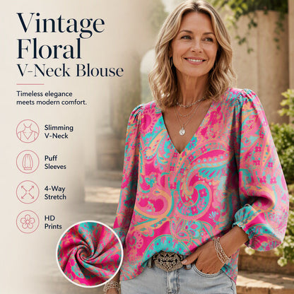 Top da donna casual a fantasia, ampio