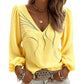 Top da donna casual a fantasia, ampio