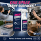 🔥 Spray smacchiatore multi-superficie – Formula delicata che scioglie adesivi, nastro adesivo ed etichette – Ideale per vetro, metallo, plastica e legno verniciato 🧴✨