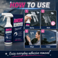 🔥 Spray smacchiatore multi-superficie – Formula delicata che scioglie adesivi, nastro adesivo ed etichette – Ideale per vetro, metallo, plastica e legno verniciato 🧴✨