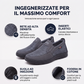 Scarpe slip-on da uomo in mesh traspirante