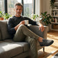 Scarpe slip-on da uomo in mesh traspirante