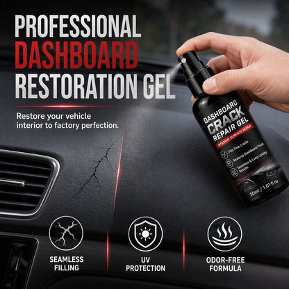 Gel professionale per la riparazione di crepe nel cruscotto dell'auto