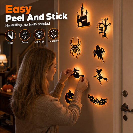 Adesivi murali di Halloween che si illuminano al buio