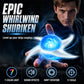 Shuriken rotante a spirale a vortice, accessorio luminoso per cosplay