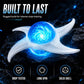 Shuriken rotante a spirale a vortice, accessorio luminoso per cosplay