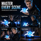 Shuriken rotante a spirale a vortice, accessorio luminoso per cosplay