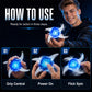 Shuriken rotante a spirale a vortice, accessorio luminoso per cosplay