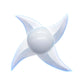Shuriken rotante a spirale a vortice, accessorio luminoso per cosplay
