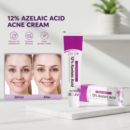 Crema per l'acne con acido azelaico al 12% (20 ml)