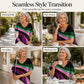 T-shirt da donna con scollo a V e stampa rinfrescante
