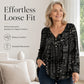 Elegante top da donna con scollo a V e bottoni
