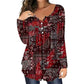 Elegante top da donna con scollo a V e bottoni