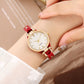 Elegante orologio da donna con cinturino sottile.