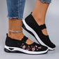 Scarpe casual in tessuto a maglia traspirante con suola morbida.