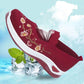 Scarpe casual in tessuto a maglia traspirante con suola morbida.