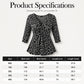 Top da donna taglie forti con scollo a V e stampa leopardata