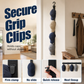 Organizzatore per cappelli da parete con 8 clip