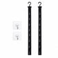 Organizzatore per cappelli da parete con 8 clip