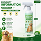 🥳SCELTA MIGLIORE 2026🥳 Spray antipulci per animali domestici – A base vegetale, delicato ma efficace – Respinge i parassiti, neutralizza gli odori – Sicuro se leccato! 🛡️💨