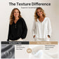 Top da donna casual con cappuccio e coulisse sull'orlo