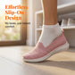 Scarpe da passeggio slip-on da donna in mesh traspirante
