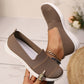 Scarpe da passeggio slip-on da donna in mesh traspirante