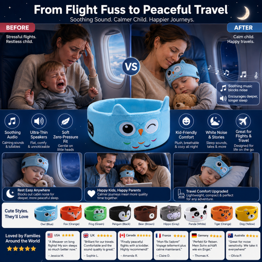 Fascia per dormire wireless Bluetooth per bambini