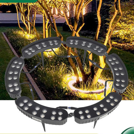 🌳💡 Illuminazione ad Anello per Alberi – Faretti da Esterno Impermeabili per Alberi, Colonne e Giardino