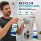 Spray anticalcare ad azione rapida per la doccia