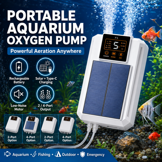 Pompa di ossigeno portatile per acquario