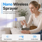 Pistola spray disinfettante wireless portatile con luce blu