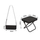 Sgabello pieghevole portatile con design a borsa