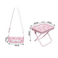 Sgabello pieghevole portatile con design a borsa