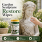 Salviette umidificate per ravvivare il colore e pulire sculture da giardino, confezione da 40 pezzi.
