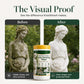 Salviette umidificate per ravvivare il colore e pulire sculture da giardino, confezione da 40 pezzi.