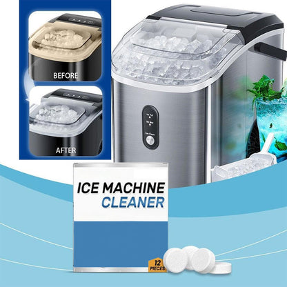 Compresse detergenti efficaci per macchine del ghiaccio - Confezione da 12 pezzi