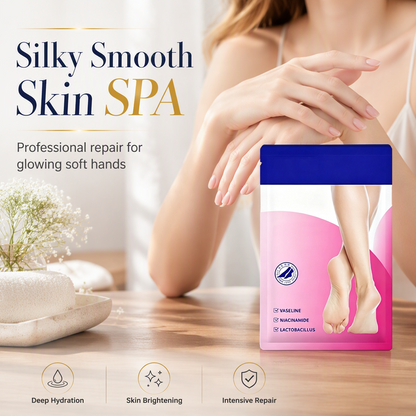 🔥SCONTO DEL 50%! Maschera idratante per piedi secchi e screpolati – Idratazione profonda ed esfoliazione per una pelle morbida come quella di un bambino! 🦶✨