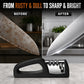 🥳 PROMOZIONE IMPERDIBILE! Affilacoltelli da cucina 4 in 1 a più fasi 🔪🏠